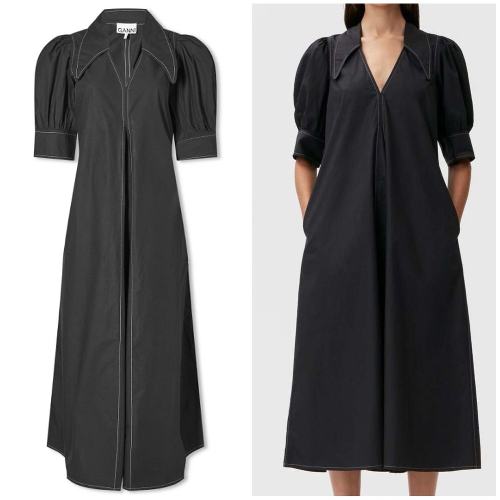 knee length dresses for ladies Marais Midi Dress Deep Red main image 1